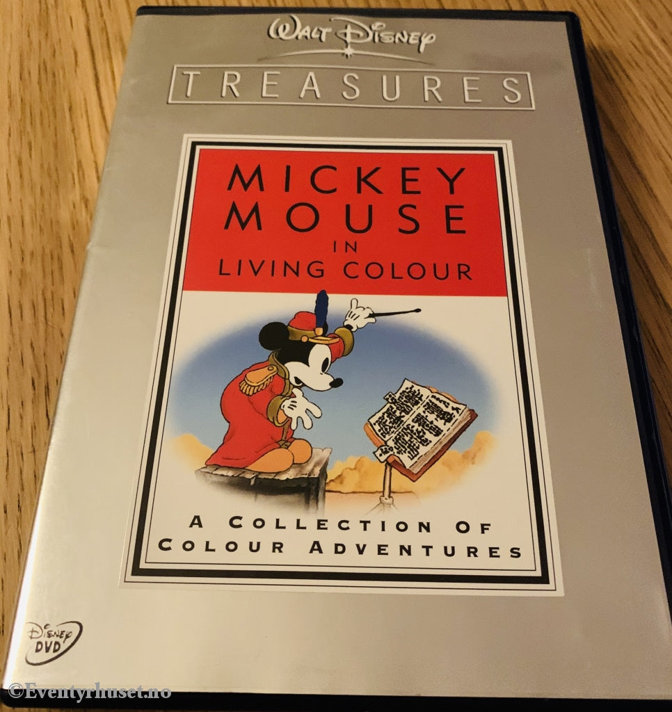 Disney Dvd. Treasures: Mickey Mouse In Living Colour. A Collection Of Color Adventures. Dvd