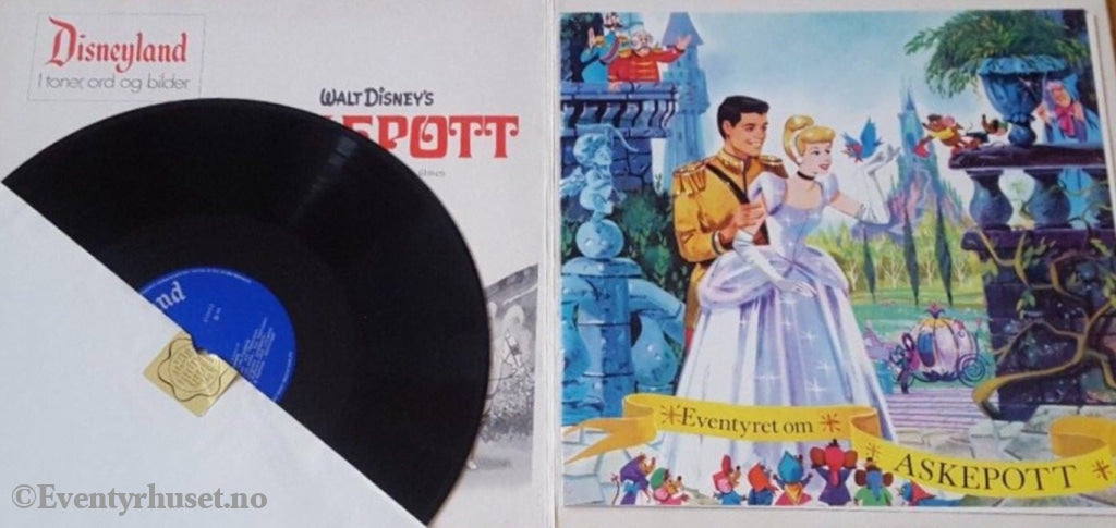 Disney Eventyrplate - Disneyland. Komplett 5 Lper Med Etui.