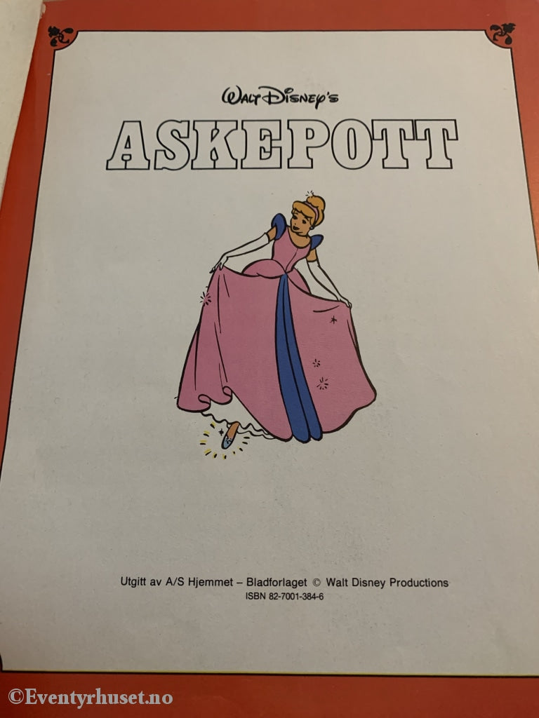 Disney Filmalbum Nr. 1. Askepott. 1978. Tegneseriealbum