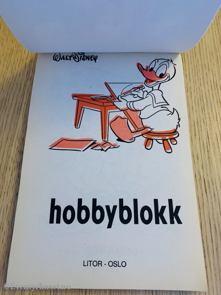 Disney Hobbybok. Ubrukt. Hobbybok