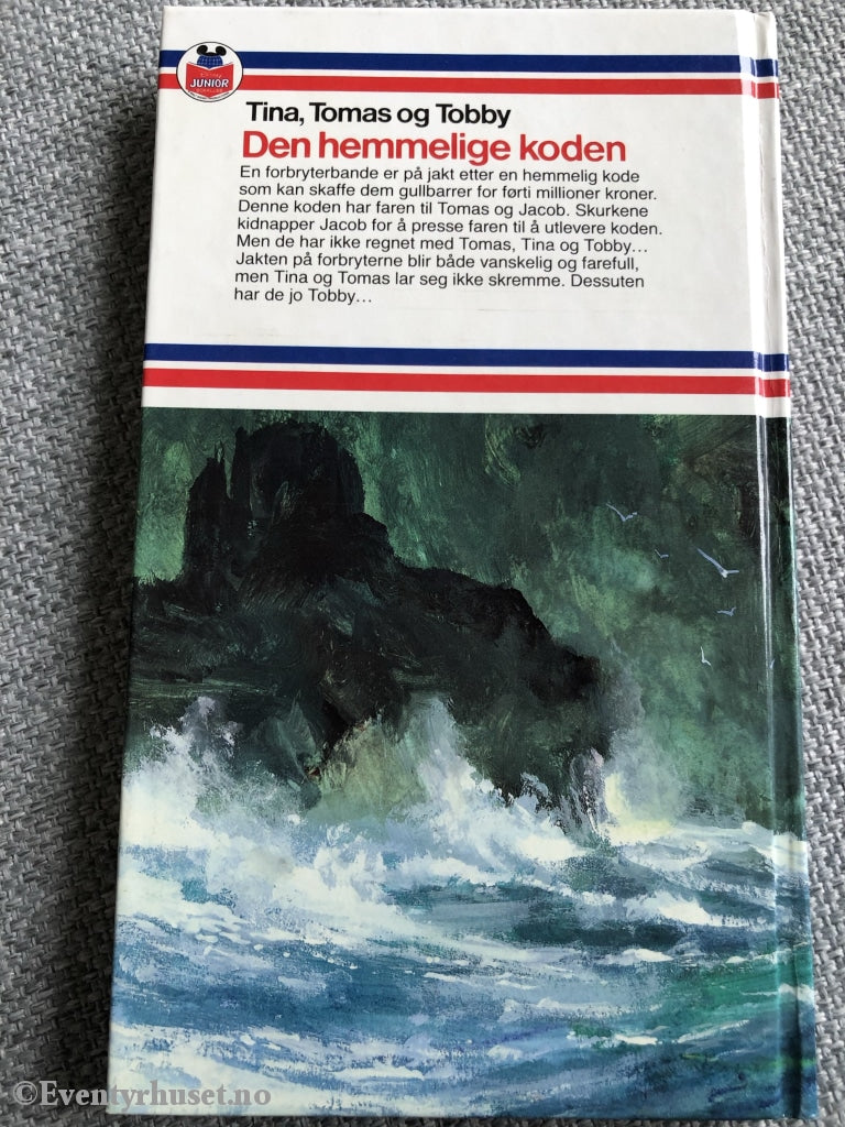 Disney Junior Bokklubb. 1986. Ken Sonne. Tina Tomas Og Tobby. Den Hemmelige Koden. Fortelling