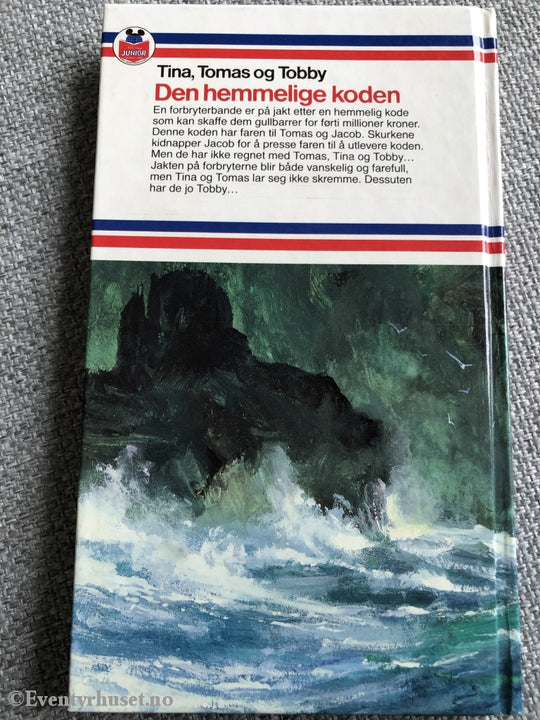 Disney Junior Bokklubb. 1986. Ken Sonne. Tina Tomas Og Tobby. Den Hemmelige Koden. Fortelling