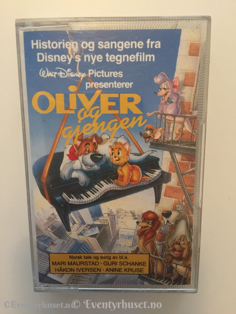 Disney Kassett. 307. Oliver Og Gjengen. 1988. Kassett (Mc)