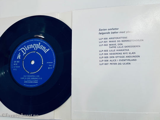 Disney Lille Hiawatha - Se Hør Les. 1971. Ep + Bok. Eventyrplate