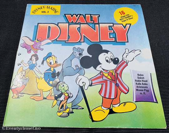 Disney Matiné Vol.3. 1976. Lp. Lp Plate