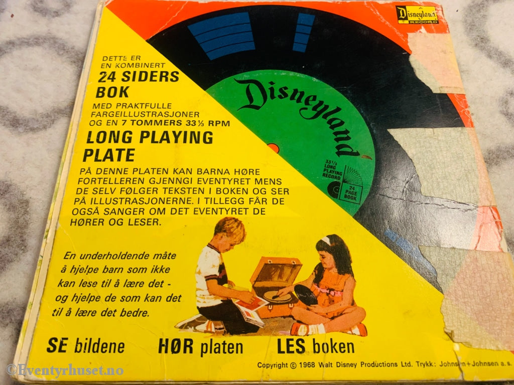 Disney Mikke Og Mus Den Tapre Lille Skredderen - Se Hør Les. 1970. Ep + Bok. Eventyrplate