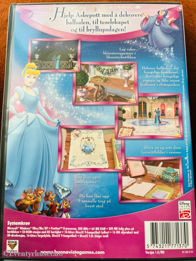 Disney Pc-Spill. Askepotts Drømmehus. Pc Spill