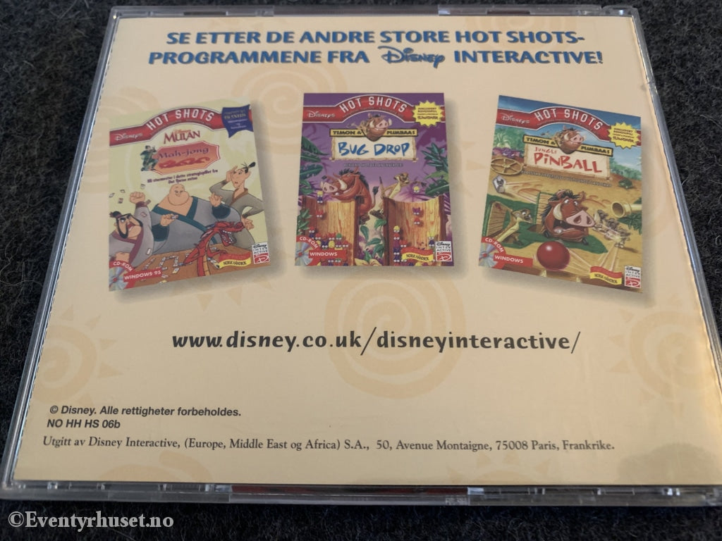 Disney Pc-Spill. Timon & Pumba. Pinball. Pc Spill