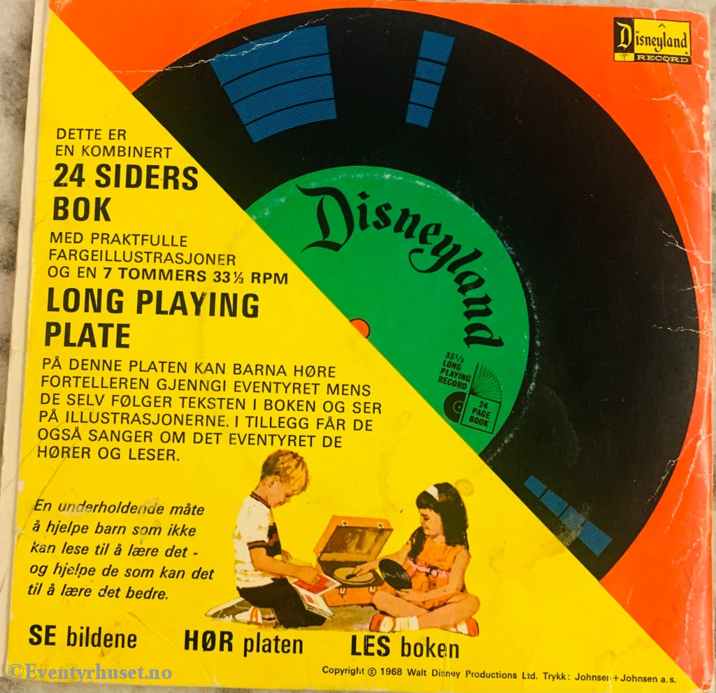 Disney Peter Og Ulven - Se Hør Les. 1970. Ep + Bok. Eventyrplate