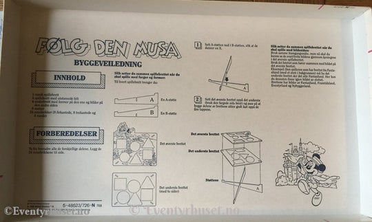 Disney Presenterer: Følg Den Musa...med Mikke Mus. Brettspill. Brettspill