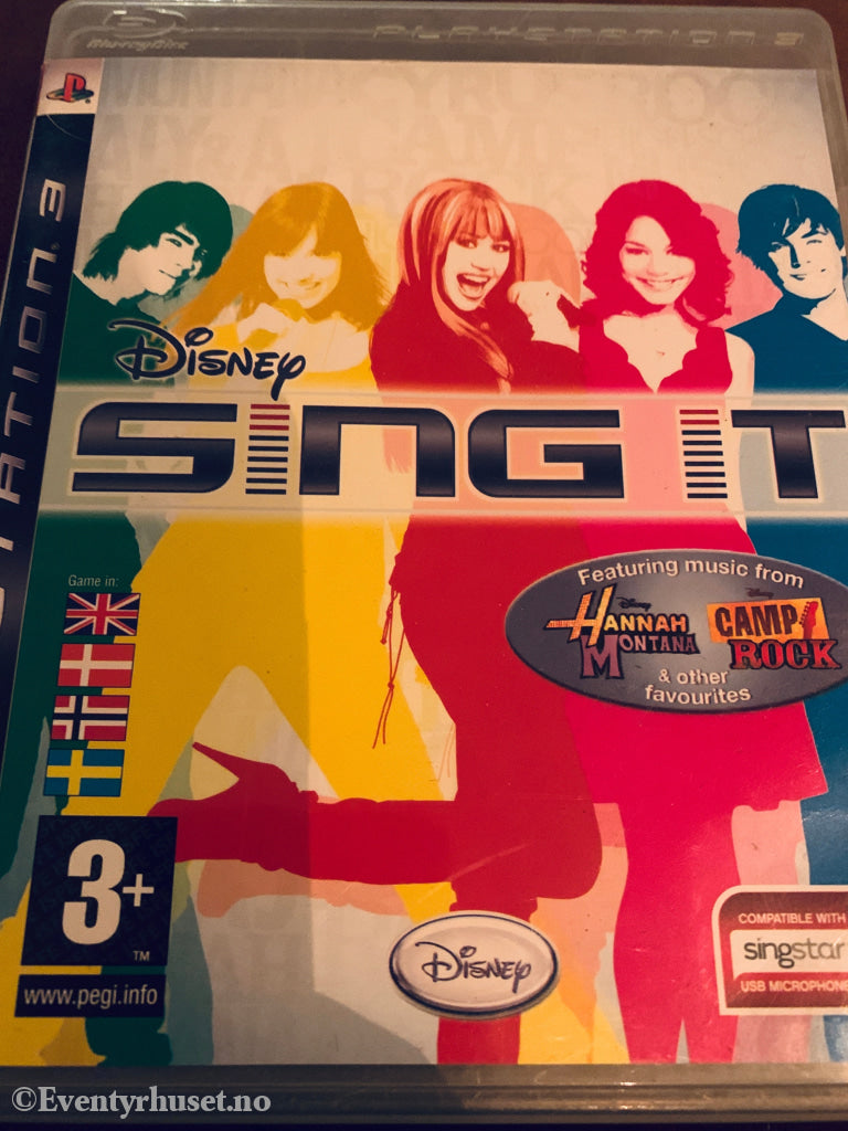 Disney Sing It. PS3.