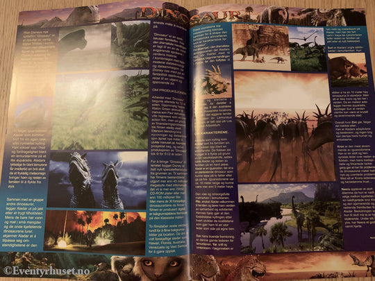 Disney Vaskeseddel/brosjyre. Dinosaur. 2000. Vaskeseddel/brosjyre