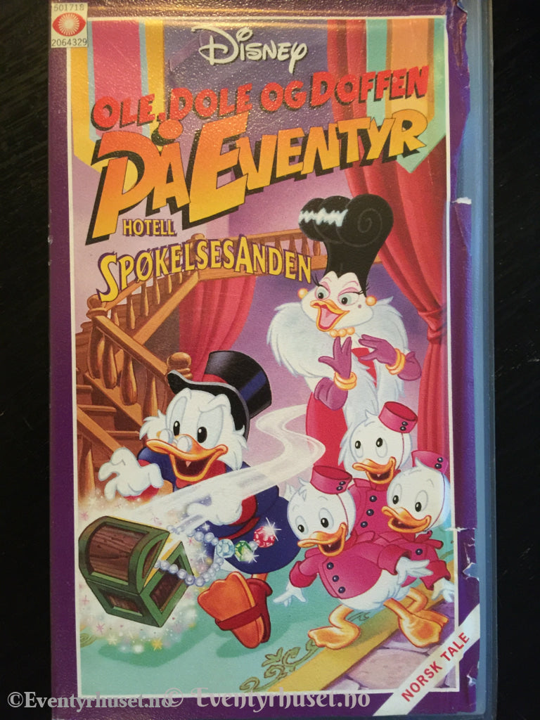 Disney Vhs. 0643/56. Ole Dole Og Doffen På Eventyr - Spøkelsesanden. Vhs