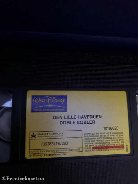Disney Vhs 10166620. Den Lille Havfruen. Doble Bobler.