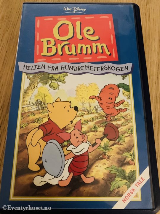 Disney Vhs. 10412120. Ole Brumm - Helten Fra Hundremeterskogen. Vhs