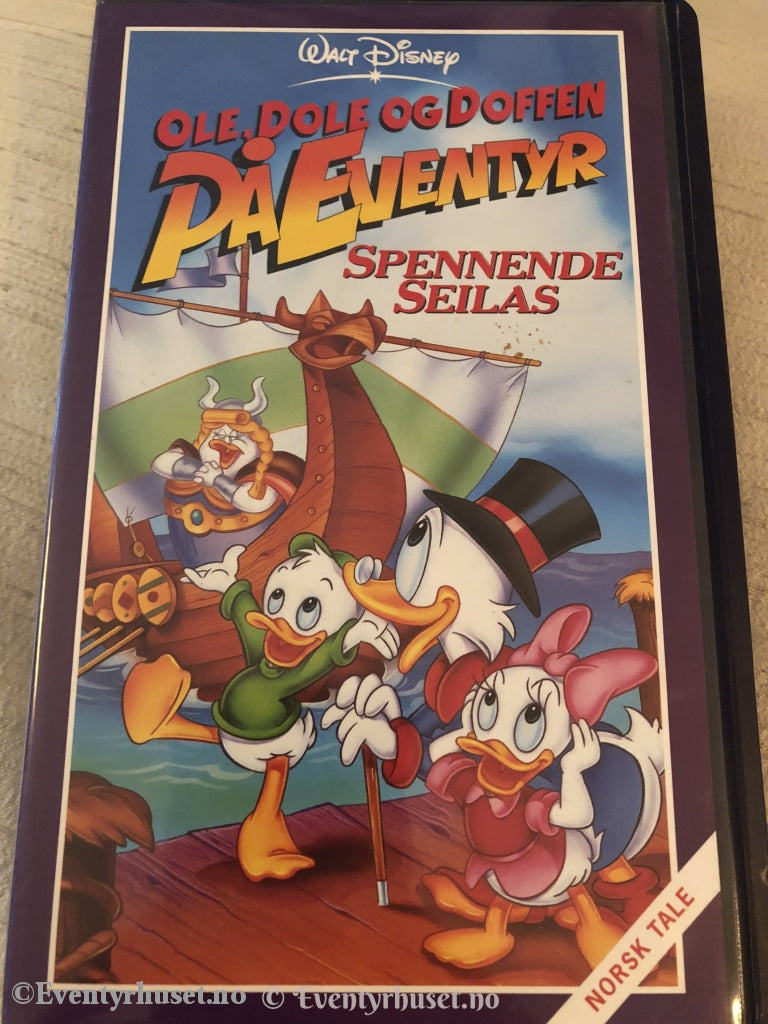 Disney Vhs. 106442. Ole Dole Og Doffen På Eventyr - Spennende Seilas. Vhs