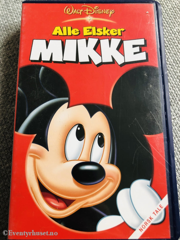 Disney Vhs 11248320. Alle Elsker Mikke.