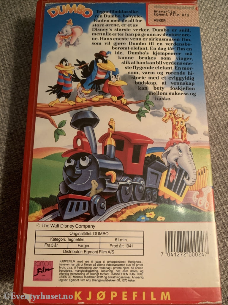 Disney Vhs. 200024. Dumbo. Vhs