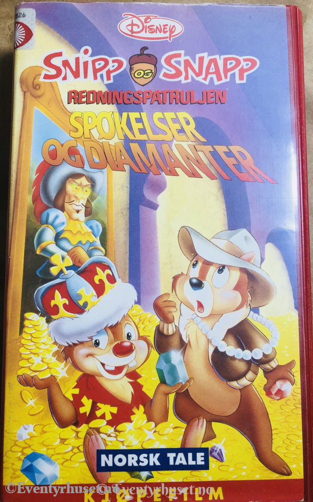 Disney Vhs. 4065/20. Snipp Og Snapp - Spøkelser Diamanter. Vhs