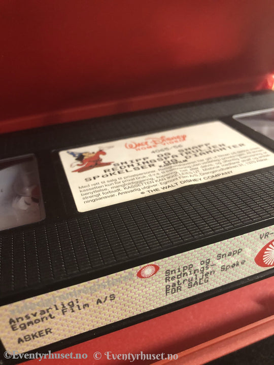 Disney Vhs. 4065/20. Snipp Og Snapp - Spøkelser Diamanter. Vhs