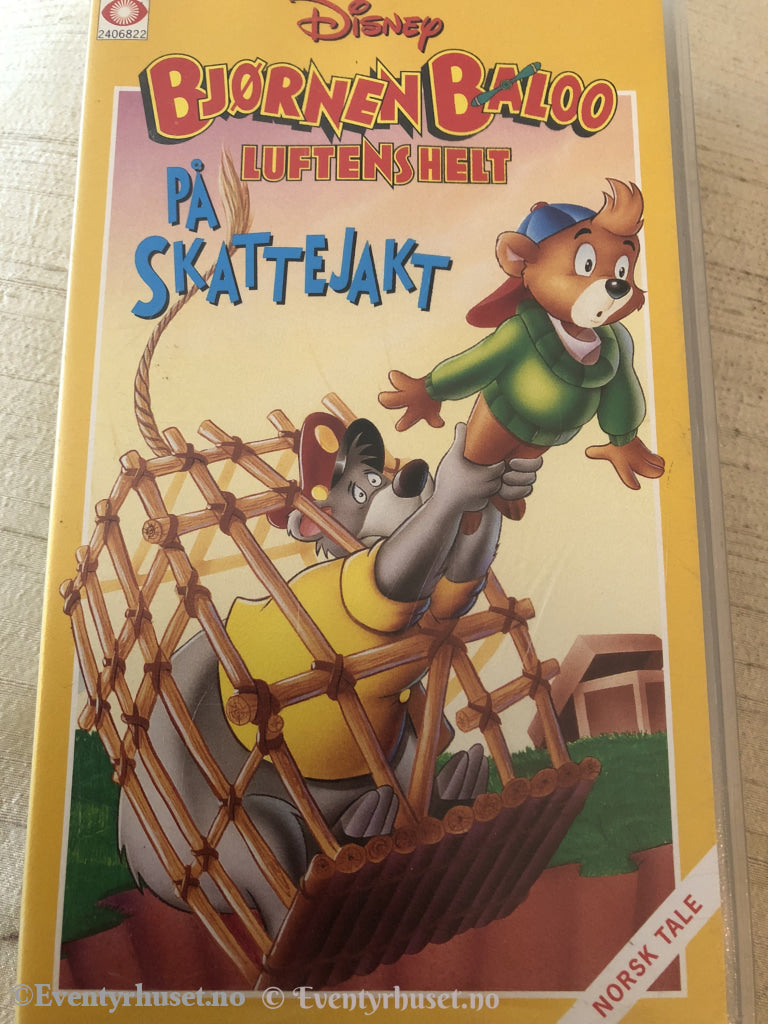 Disney Vhs. 4068/56. Bjørnen Baloo - Luftens Helt. På Skattejakt. Vhs