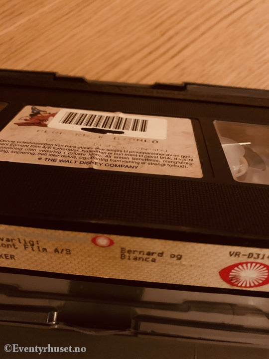 Disney Vhs Big Box. 1977. Bernard Og Bianca.