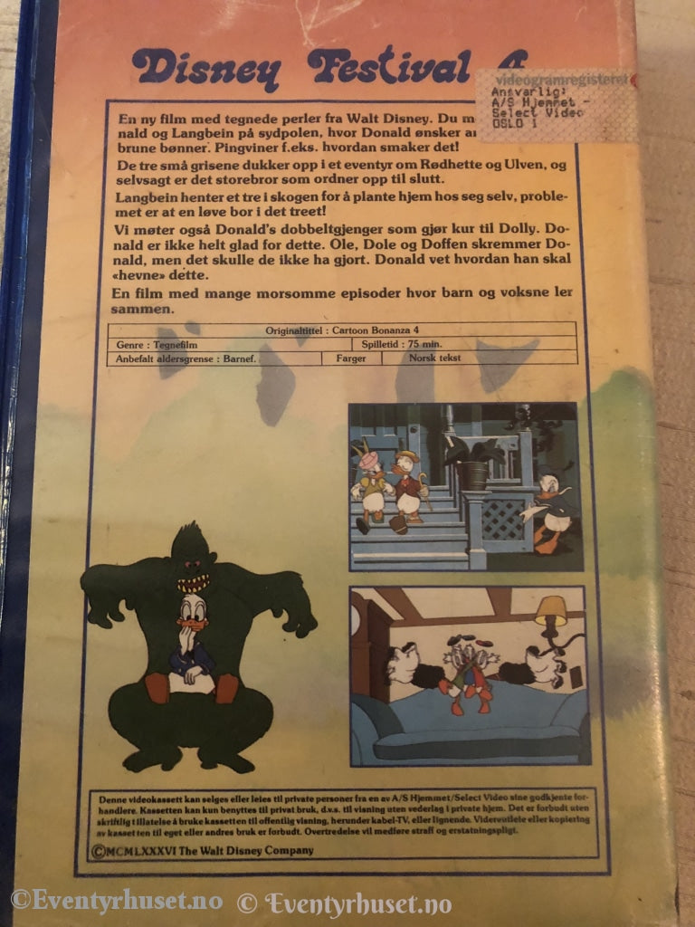 Disney Vhs Big Box. Festival 4.