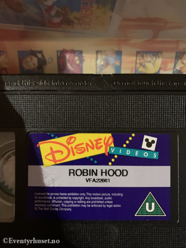 Disney Vhs. Robin Hood. Solgt I Norge! Vhs
