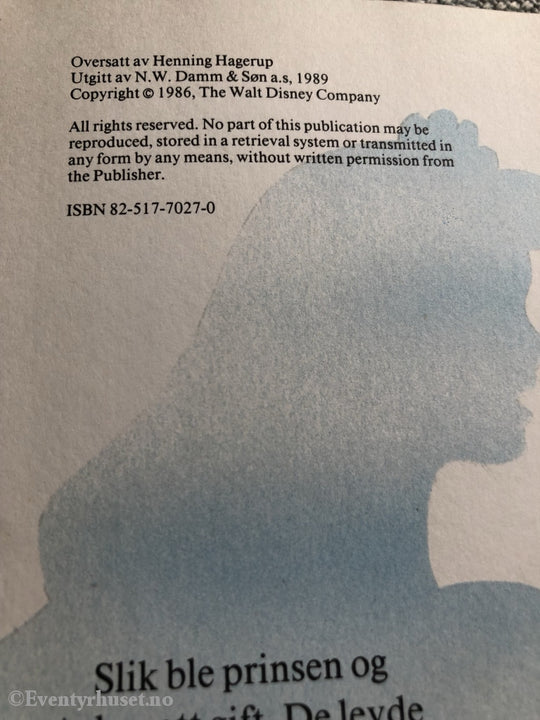 Disneys Askepott. 1989. Fortelling