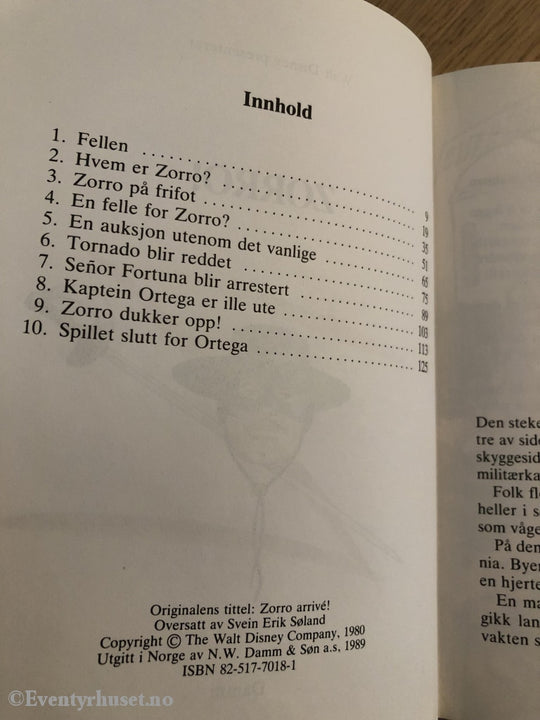 Disneys Beste. 1989. Zorro. Fortelling