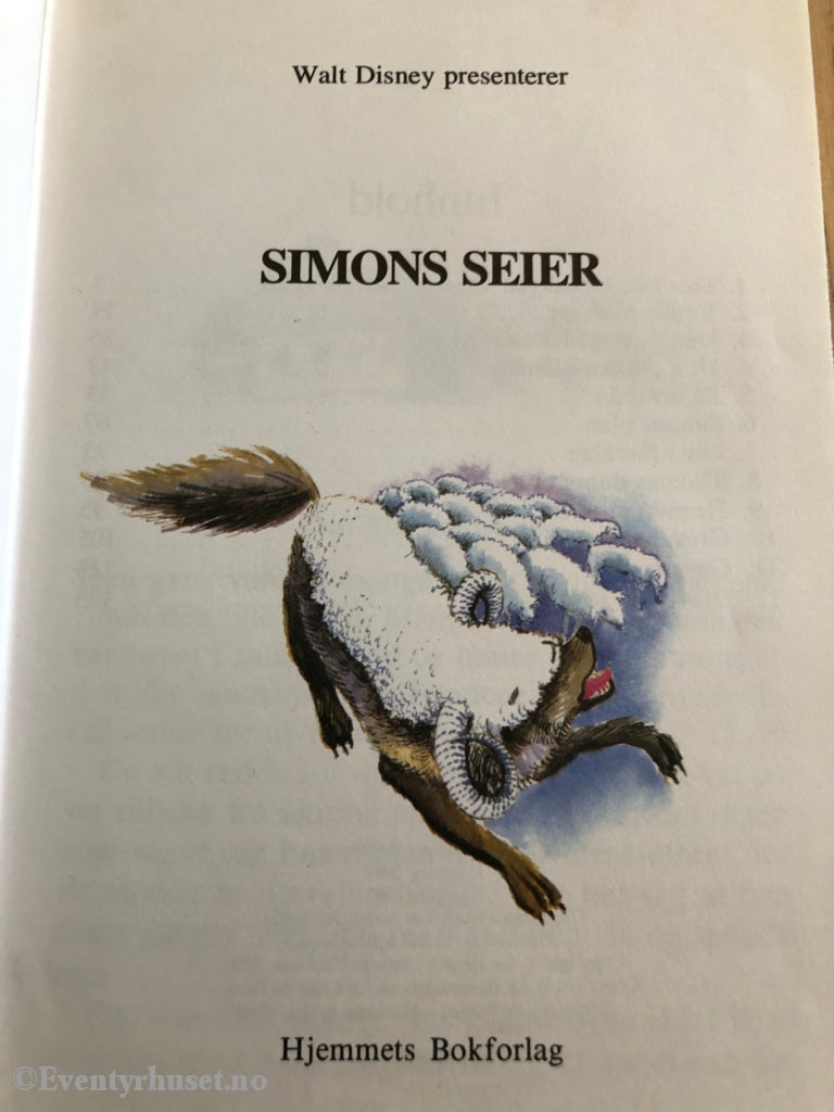 Disneys Beste. Simons Seier. Av M. Nicet. Fortelling