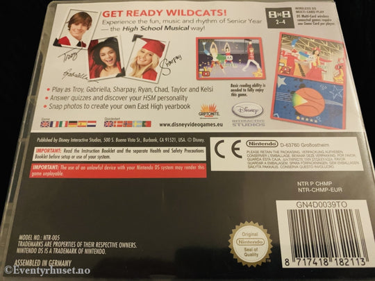 Disneys High School Musical 3. Nintendo Ds. Ds