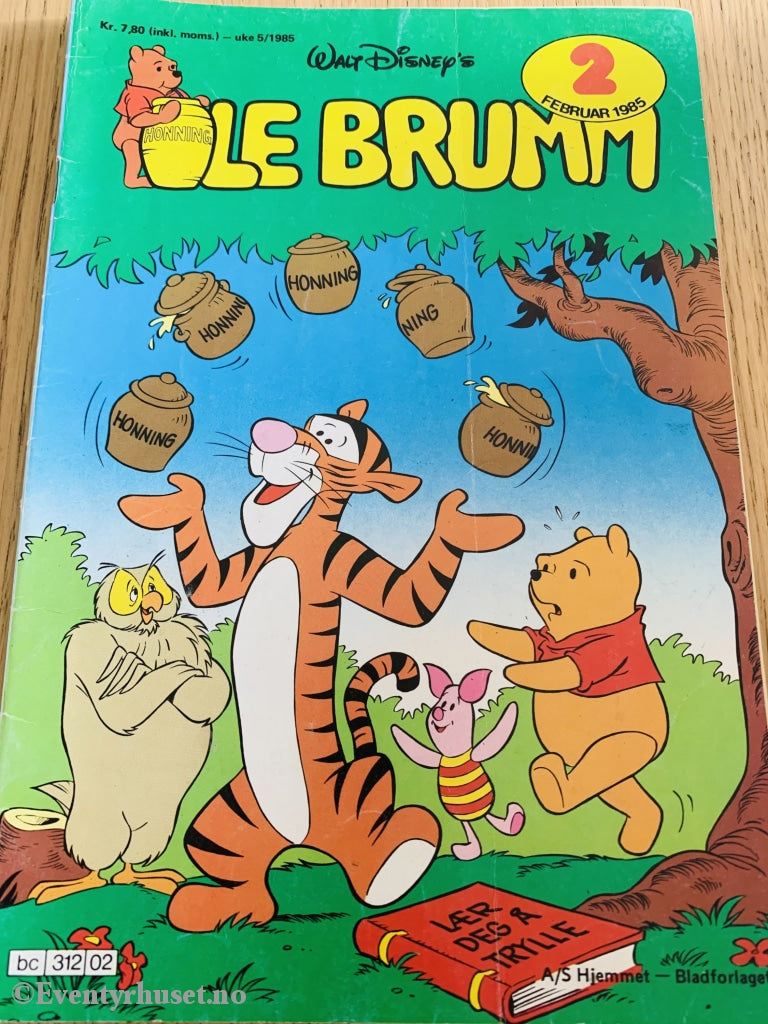 Disneys Ole Brumm. 1985/02. Tegneserieblad