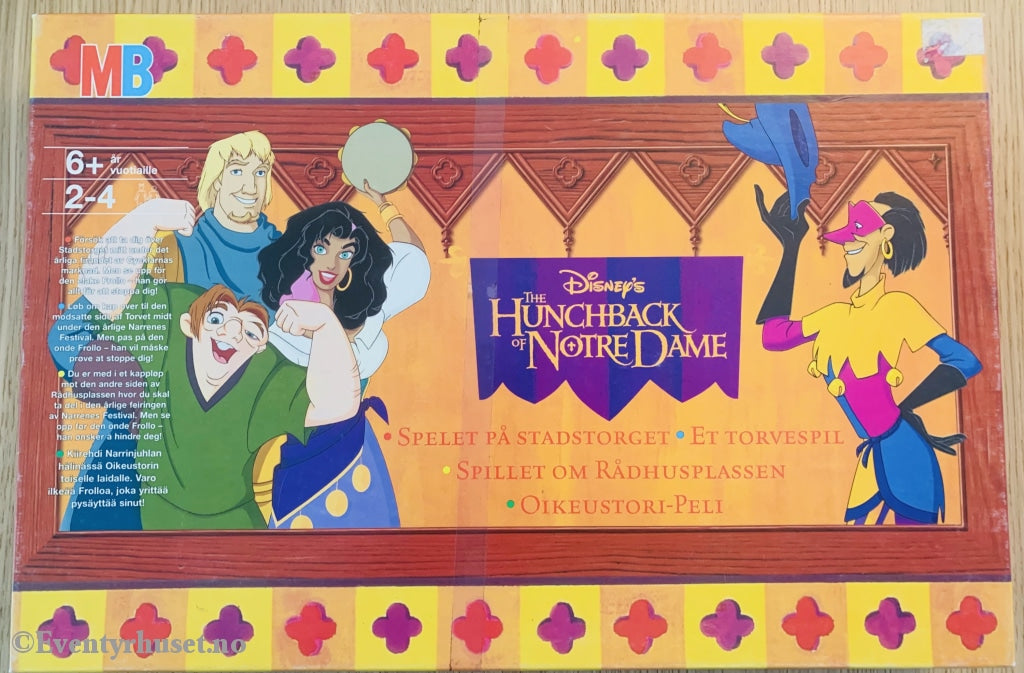 Disneys Ringeren I Notre Dame. Spillet Om Rådhusplassen. 1996. Brettspill