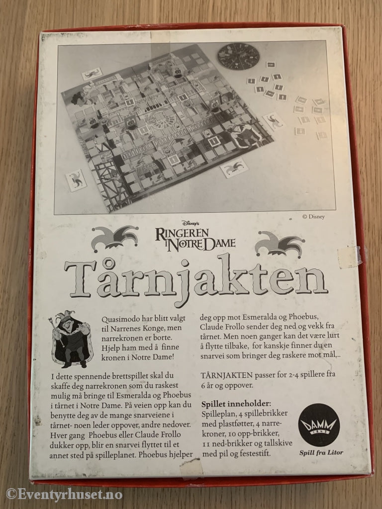 Disneys Ringeren I Notre Dame. Tårnjakten. Brettspill. Brettspill