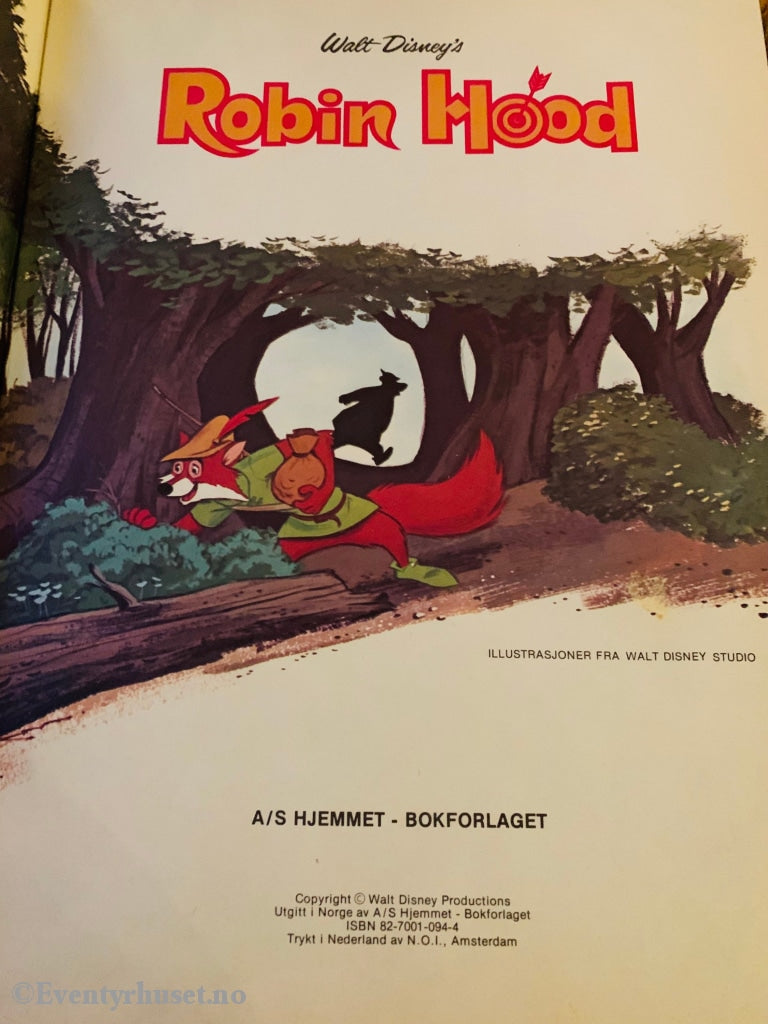 Disneys Robin Hood (Stor For Små - Bøkene). Fortelling