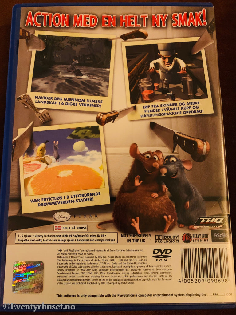 Disneys Rottatouille. Ps2. Ps2