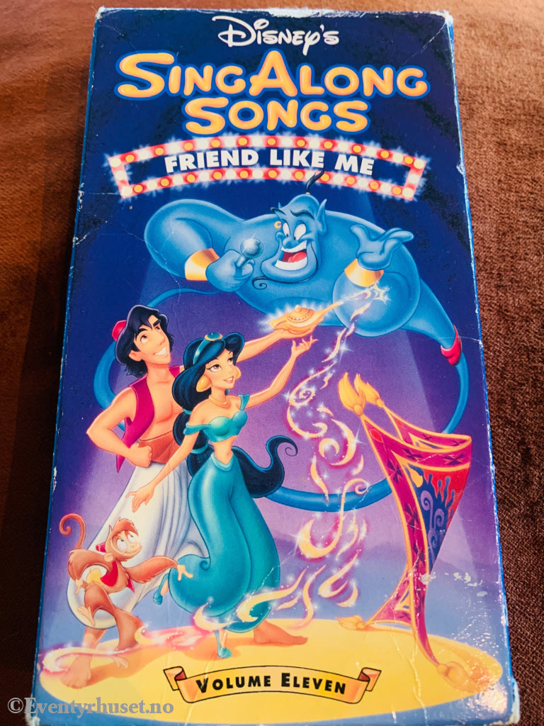 Disney's Sing Along Songs: Friend Like Me (Aladdin, 1993). VHS.