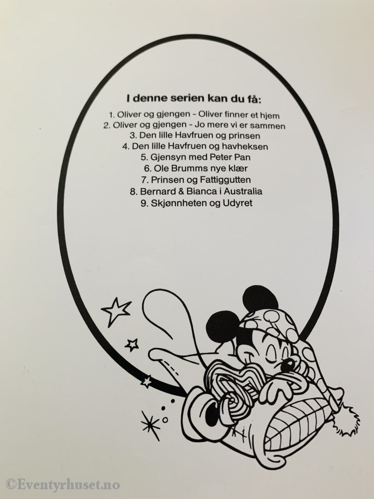 Disneys Skjønnheten Og Udyret. 1992. Hefte Nr. 9 I Serien.