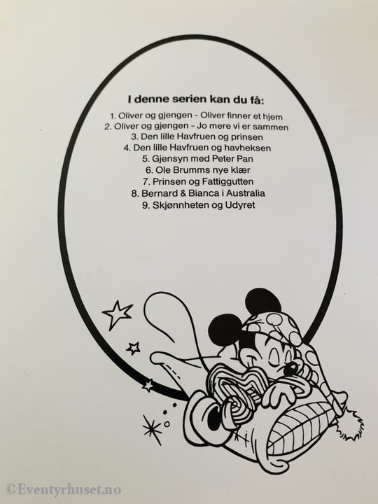 Disneys Skjønnheten Og Udyret. 1992. Hefte Nr. 9 I Serien.