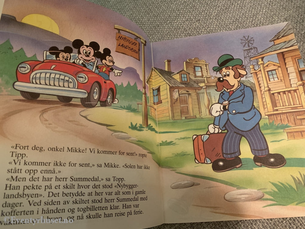 Disneys Små Gullbøker. Nr. 12. 1990. Mikke Mus - De Gode Gamle Dager. Hefte
