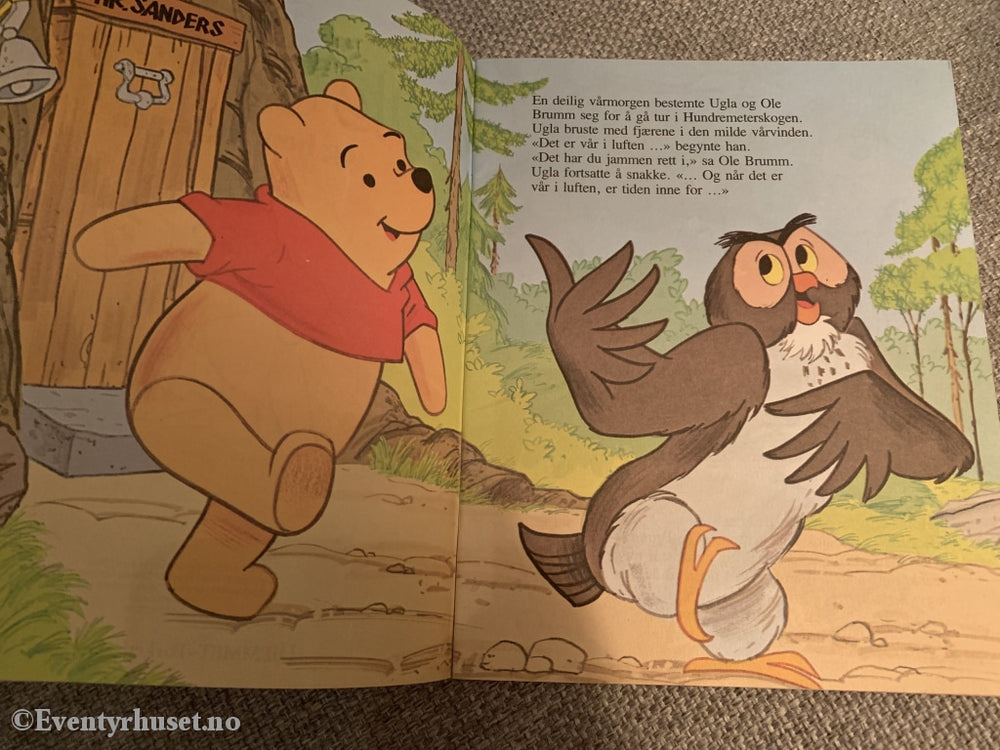 Disneys Små Gullbøker. Nr. 7. 1990. Ole Brumm Og Honningtreet. Hefte