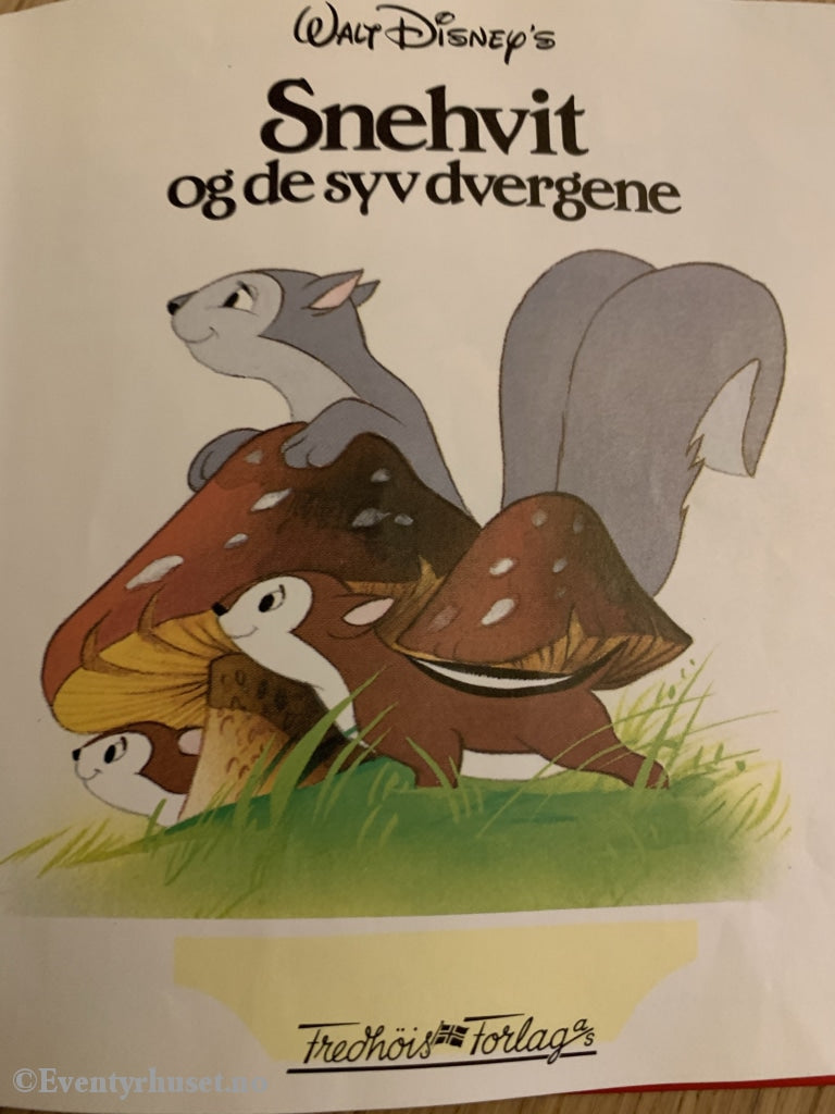 Disneys Små Klassikere: Snehvit. 1993. Fortelling