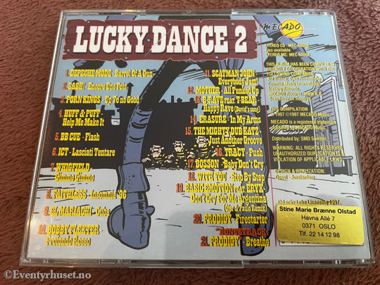 Diverse artister. 1997. Lucky Dance 2. Musikk på CD.