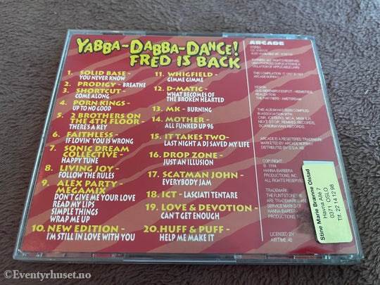 Diverse artister. 1997. Yabba-Dabba-Dance!. Musikk på CD.