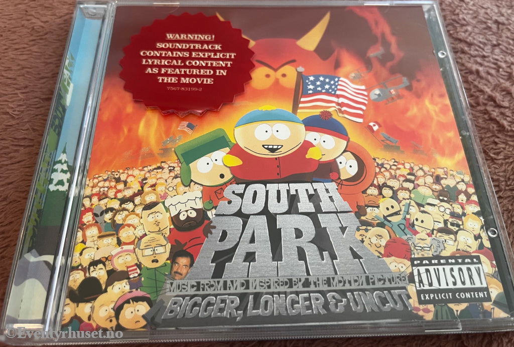 Diverse artister. 1999. South Park: Bigger, Longer & Uncut. Musikk på CD.