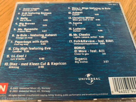 Diverse Artister. 2002. Big Brother Norge – The Next Generation. CD.