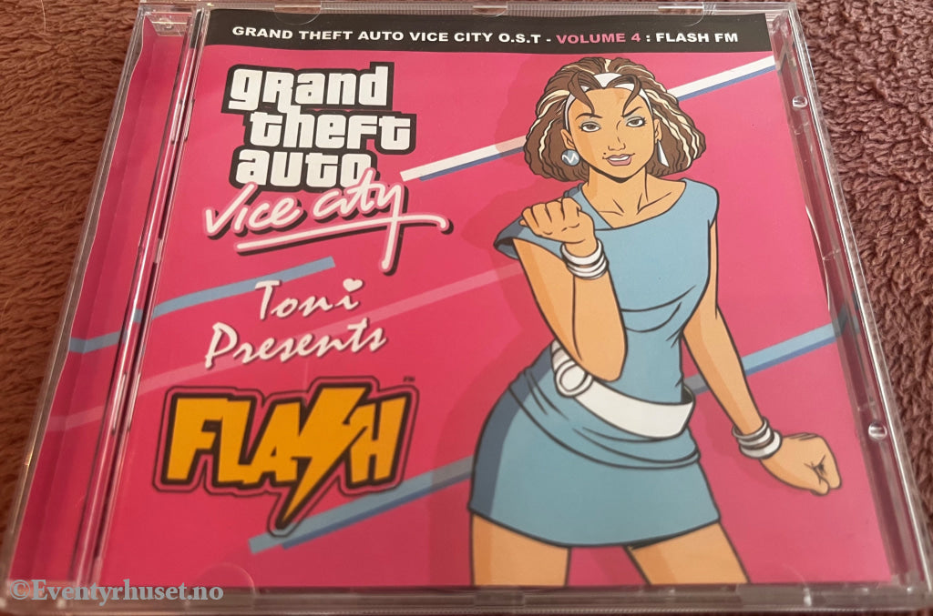 Diverse artister. 2002. Grand Theft Auto: Vice City O.S.T. Volume 4 – Flash FM. Musikk på CD.