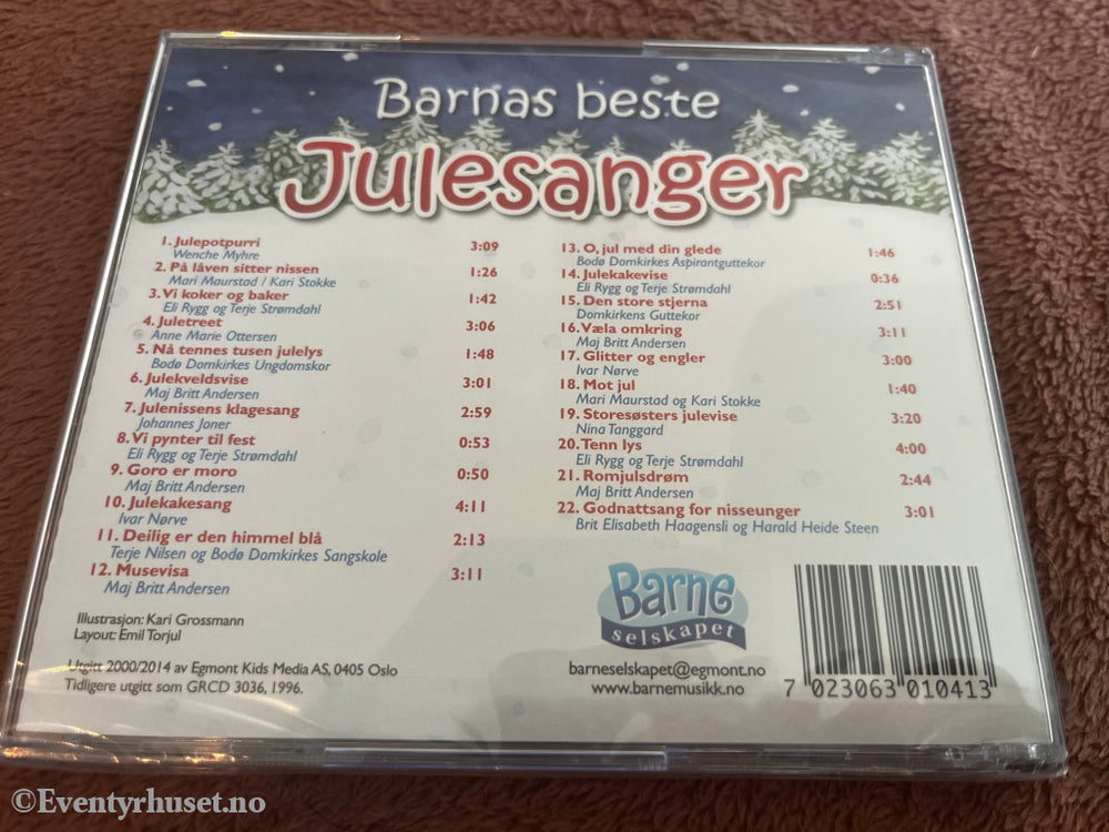Diverse artister. 2004. Barnas beste Julesanger. Musikk på CD.