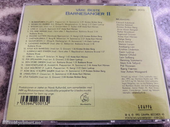 Diverse artister – Våre beste barnesanger 2. Barne-CD.